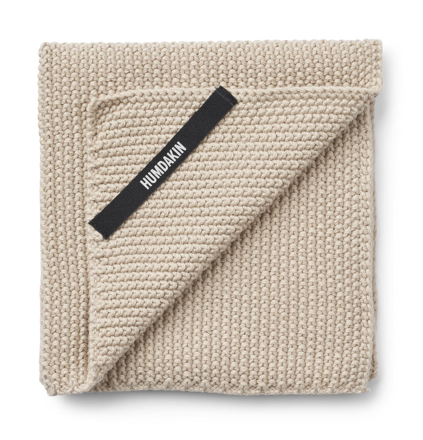 Strikket karklud - Light Stone